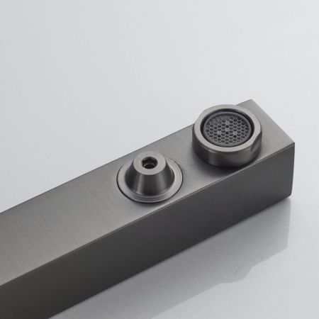 Смеситель для кухни Shevanik S148T на мойку оружейная сталь