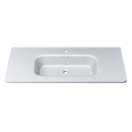 Раковина керамическая Uperwood Monica RMonica100wg 100х50 полувстраиваемая цвет белый