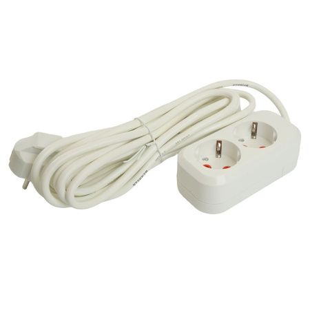 Удлинитель двухместный Stekker Home (Хоме) 49341