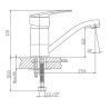 Смеситель Haiba HB06 HB4506 на раковину хром