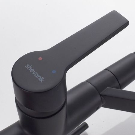 Смеситель для кухни Shevanik S278H на мойку черный