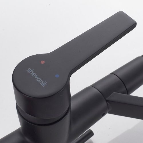 Смеситель для кухни Shevanik S278H на мойку черный - фото 5