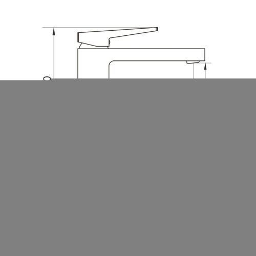 Смеситель Shevanik S8901-1 на раковину хром - фото 3