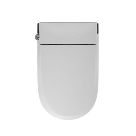 Унитаз приставной Grossman Smart GR-PR-5702 белый с сиденьем микролифт безободковый импульсный смыв