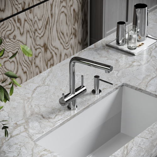 Смеситель для кухни Sancos Spin SC4015CH на мойку хром - фото 2