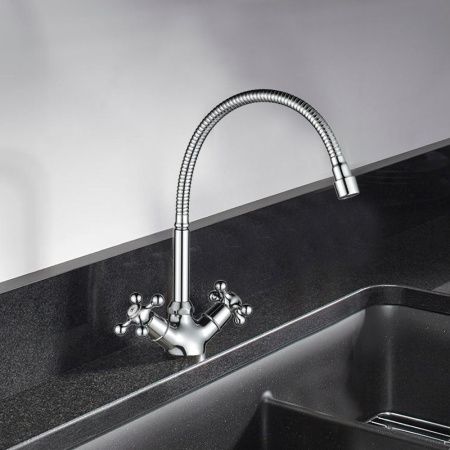 Смеситель для кухни WesnaArt Rassvet RAS02-180 на мойку хром