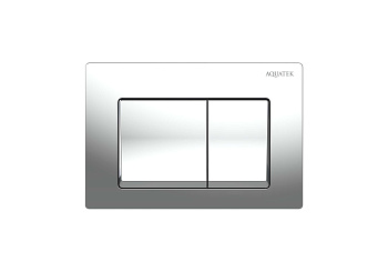 Клавиша смыва механическая Aquatek TDI-0000005 цвет хром глянцевый