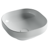 Раковина из сантехнического фарфора Ceramica Nova ELEMENT CN5032 40х40 накладная цвет белый без отверстий под смеситель