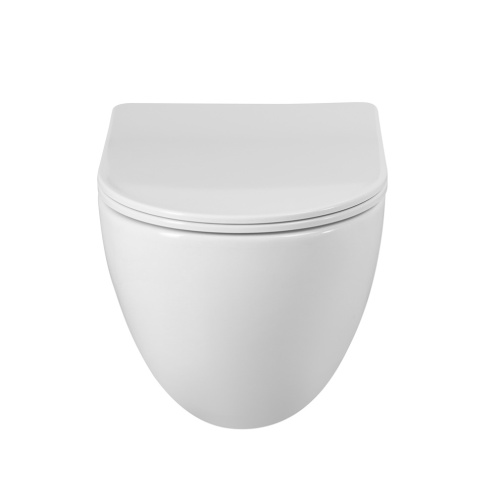 Унитаз подвесной BelBagno AMANDA BB051CH-TOR-FC/SC белый с сиденьем микролифт безободковый смыв торнадо - фото 5