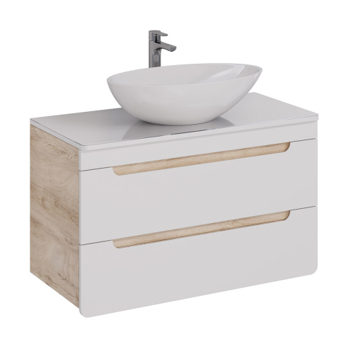 Тумба под раковину LeMark Olivia LM08OL100T 95,8х44,5х54 подвесная - фото 5