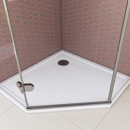 Душевой поддон из искусственного камня Aquaton Калифорния 1A714836CA010 90х90 белый