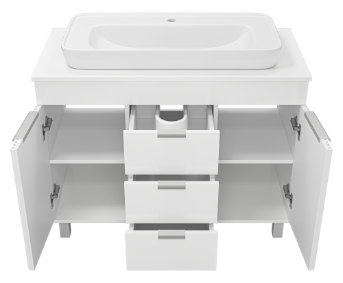 Тумба под раковину Brevita Enfida ENF-06100-0143Я 100х48х65 - фото 3