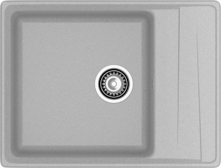 Кухонная мойка Granfest Level LV-660L серый 66х50 цвет серый поверхность матовая