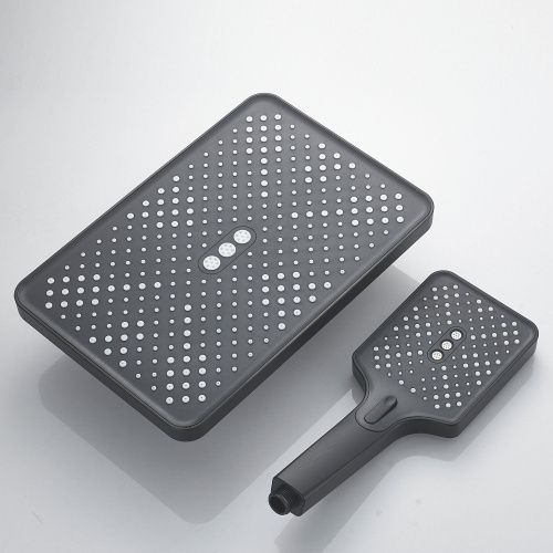 Душевая стойка Shevanik S6136H настенная цвет черный - фото 5