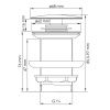 Донный клапан Wasserkraft Sauer 7100 A248 золото