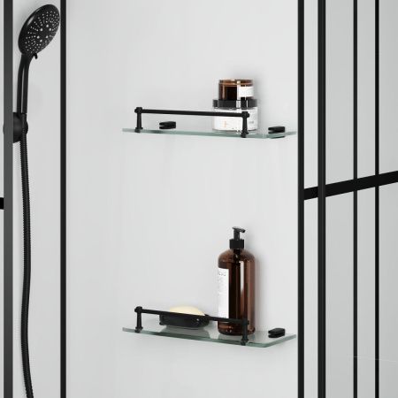 Душевая кабина Niagara Standart ST100/15QL/KL/BKT 100х100 квадратная без крыши ориентация универсальная