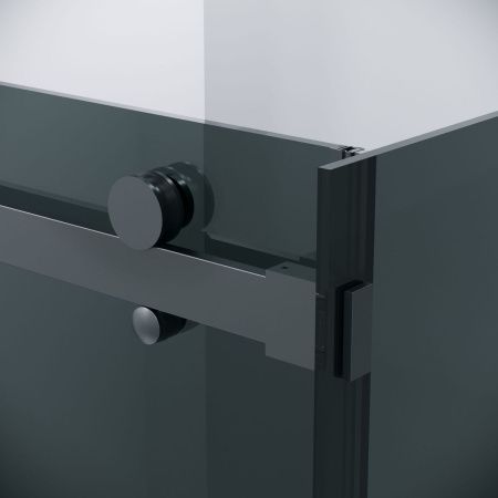 Душевой уголок Grossman Classic 120.K33.04.1590.21.10 150х90 стекло тонированное профиль черный без поддона