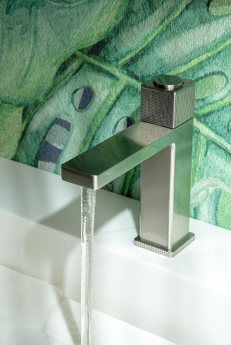 Смеситель автоматический Boheme Quad 159-NB на раковину никель брашированный - фото 2