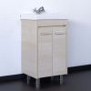 Тумба с раковиной Comforty Марио 00-00008849CF 50х40 напольная цвет белый/бежевый