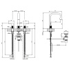 Смеситель Gessi Inciso 58013#031 на раковину хром