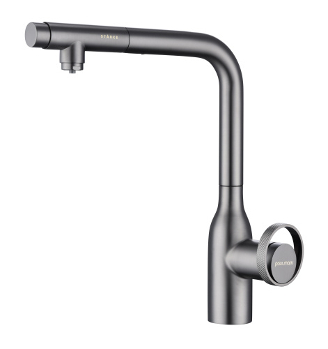 Смеситель для кухни Paulmark URBAN Ur213104-B на раковину беретта