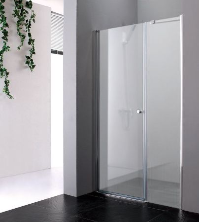 Душевая дверь Cezares ELENA ELENA-W-B-11-60+80-P-Cr-L 140х195 стекло рифленое профиль хром