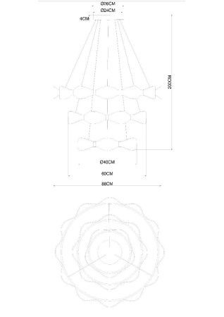 Люстра подвесная Arte Lamp Grace (Граце) A1868SP-3PB