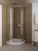 Душевой уголок Teymi Lina T00501 80х80 стекло прозрачное профиль хром с поддоном