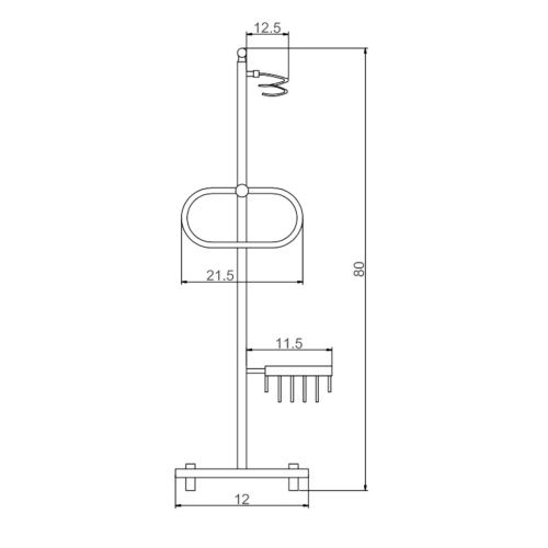 Стойка Savol S-00B04 - фото 3