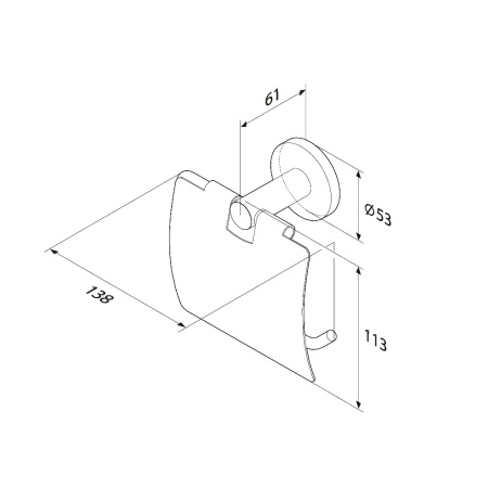 Бумагодержатель Am.Pm X-Joy A85A341400