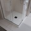Душевой поддон из искусственного камня BelBagno UNO TRAY-MR-UNO-A-90-35-W-NO 90х90 белый