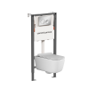 Инсталляция с кнопкой + унитаз Ceramica Nova Balance/New day CN3005_121001CH