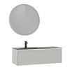 Тумба с раковиной Orka Lisbon 5001435 110х50 подвесная цвет серый