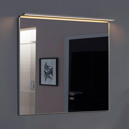 Зеркало в ванную De Aqua Сильвер 00261664 80х75 цвет серебро - фото 5