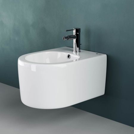 Биде подвесное Ceramica Nova MOMENTS CN3004 цвет белый