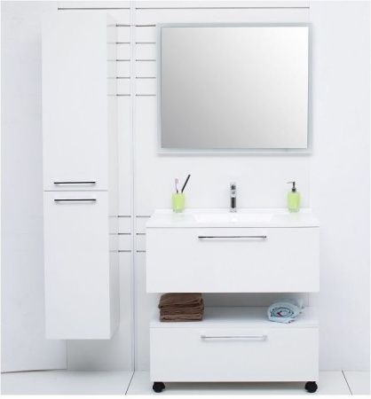 Зеркало с подсветкой De Aqua Сити CIT 405 100 100х80 подвесное