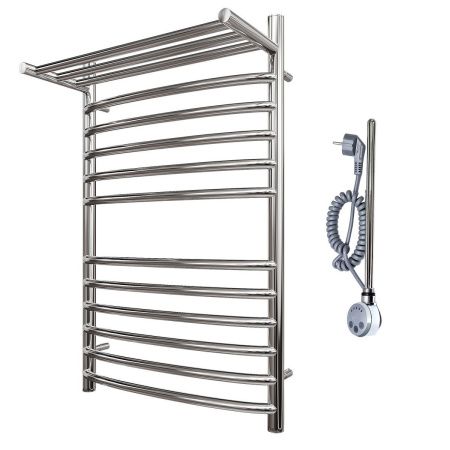 Полотенцесушитель электрический Point Альфа PN05158SPE 55х80 хром