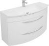 Тумба с раковиной De Aqua Лонг 00187921 120х50 подвесная цвет белый