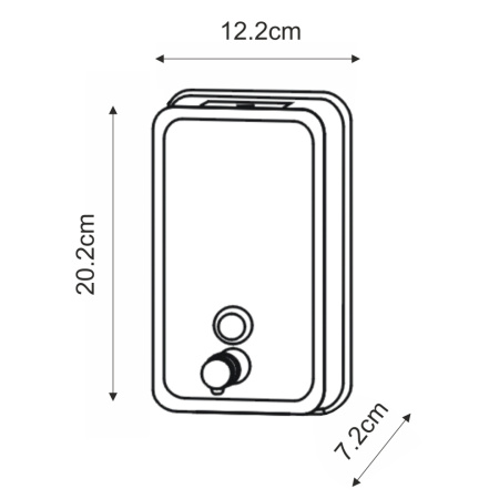Диспенсер для жидкого мыла WasserKRAFT 10099
