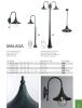 Садово-парковый светильник Arte Lamp Malaga (Малага) A1086PA-2BG