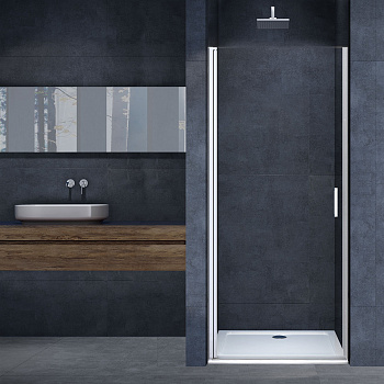 Душевая дверь Vincea Alpha VDP-3AL950MT 95х195 стекло текстурное профиль хром глянцевый