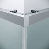 Душевой уголок Grossman Cosmo 300.K33.02.8080.10.02 80х80 стекло текстурное профиль хром без поддона