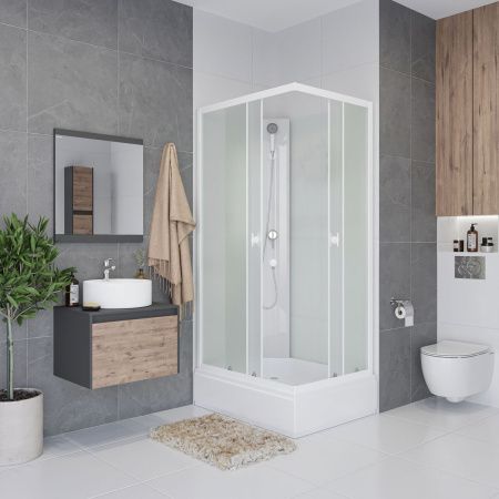 Душевая кабина Niagara Promo P120/90/26Q/MT/BK 120х90 прямоугольная без крыши