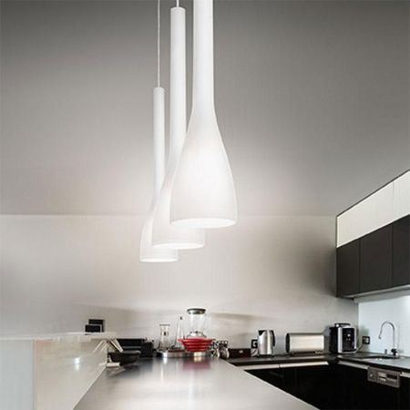 Светильник подвесной Ideal lux Flut Bianco (Флут Бианцо) Flut SP1 BIg Bianco