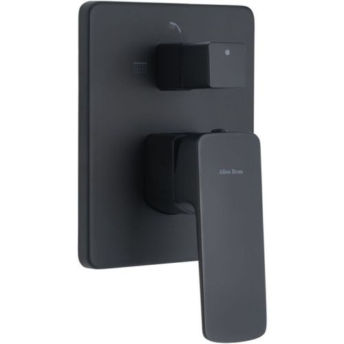 Смеситель для ванны с душем Allen Brau Infinity 5.21014-31 встраиваемый в стену черный - фото 2