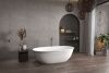 Ванна из искусственного камня Abber Stein AS9631 170х85 отдельностоящая овальная