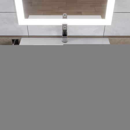 Тумба с раковиной Uperwood Barsa-Next 2900000095 70х50 цвет коричневый/черный