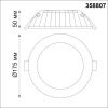 Светильник встраиваемый Novotech Gesso (Гессо) 358807
