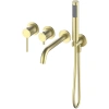 Смеситель для ванны Wonzon & Woghand Stick WW-889017-BG встраиваемый в стену золото