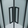 Душевой уголок Grossman Cosmo 300.K33.02.9090.21.00 90х90 стекло прозрачное профиль черный без поддона